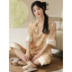 Hehui Summer Damen-Kurzärmler-Pyjama-Pyjama-Set Cotton New Chinese Style Thin Home Clothing Sie können geschnittene Hosen für den Sommer tragen LZY9901 M (vorgeschlagen 75-95jin [Jin gleich 0,5 kg])