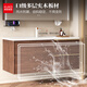 
Gujia Home Smart Bathroom Cabinet Medium-old Ceramic Integrated Bathroom Washing Basin Basin Cabinet Combination Washing Table 6217