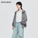 Moussy x StudioWear2025 Sommer Neues Produkt im Freien im Freien im Freien für Frauen 028isa30-3361 170 Holzkohlegrau S