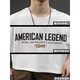 
Catman (MiiOW) short-sleeved T-shirt for men in summer thin loose versatile round neck top new men's high-end casual solid color clothes 1518 white XL