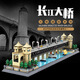 Kaishi Wuhan Yangtze River Bridge Modèle Yongding Tulou Oriental Pearl Great Wall Building Building View Building Block Puzzle 6227 Temple Shaolin à Songshan, Henan