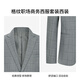 Rimba Men's Sheep Wool Business Formal Commuting Suit Spring and Autumn Men | BSFG3915 Medium Gray (Slim Version) M