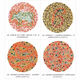 Gafas ciegas rojas y verdes para imágenes de inspección para colores de color ciego de color especial Gafas débiles para una resolución de conducción oculta general Mapa Invisible Black and Silver Frame [recubrimiento de doble cara] Parece transparente Luz plana 0 grados [Enviar tela de espejo de la caja de espejo + Tarjeta de prueba]