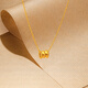 Saturday blessing 5D hard gold small waist gold pendant girl birthday gift price A0414677 about 0.22g without chain