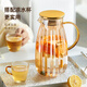 TEAHUE cold kettle glass cold kettle large capacity high borosilicate teapot household high temperature resistant cold water cup flower and fruit tea kettle