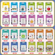 [Upgrade] Tang Poetry Chinese and English Audio-literacy card enlightenment early education learning machine educational children's toys 510 content AB box card