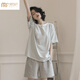 Modal 2025 Nuevo pijama para mujeres en el verano algodón puro puro algodón corto de dos piezas ropa de verano yzt9859 M estilo femenino recomendado 80-100Jin [Jin equivale a 0.5 kg]