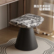 Yete Rotating Makeup Stool Mid-Autumn Style New Style Girls Home Dressing Stool High-end Bedroom Small Makeup Chair Premium Black Rotatable/Fellow Cushion/Black Iron Base