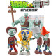 Pflanze vs. Zombies Echt autorisiertes Spielzeug Kinderanzug Boy Figure Modell kleiner Geschenkbox Serie 686-1 Akaimumu [Weichkleber]