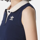 阿迪达斯 （adidas）三叶草女装 POLO PAD TANK 短款自带胸垫运动紧身翻领背心 KE3893/深靛蓝 S