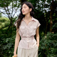 
Eifli (eifini) Eifli Tiansi versatile casual POLO collar sleeveless lace-up shirt for women 2025 summer new top for women pink M