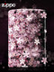 Zippo Edge plus léger authentique, des fleurs de cerisier étoilées, un homme authentique original officiel, une femme de vent créative, des fleurs de cerisier du ciel entier-A (la machine autonome ne contient pas d'huile) -Dy9902cyy