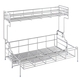 Jijian Space Kitchen Bowl Rack Drain Rack Countertop Multi-functional Pool Place Chopsticks Water Cup Storage Rack Tableware Bowl Dish Storage Rack M688 Small Single Layer Silver Gray 47CM Full Set of Pendants
