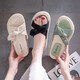 Slippers for women to wear 2025 new fashionable and versatile thick-soled non-slip beach sandals for women off-white 37