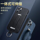 穆夏拉适用苹果16Pro手机壳创意皮质腕带支架iPhone15保护套硅胶软新款1 【暗夜绿】 iPhone 16 Pro(A3294)