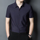 Runnbei High-End-Marken-Männer kurzärmelig gestreiftes Hemd Summer Solid Color Shirt Business Professional Formale Kee G15565 Pine Green M 165_