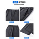 AEMAPE casual pants men's 2025 autumn and winter new style plus velvet thick loose high straight wide leg dad wear long pants men JD855 dark gray 29 105-115Jin Jin equals 0.5 kg