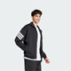 adidas易用系休闲夹克外套男装新款阿迪达斯官方轻运动 黑色     XL