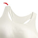 Anta Guan Xiaotong's same style sports vest women's new yoga Pilates stable support underwear BRA fitness wear Australian rice white-1 L