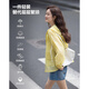 
Demana [original yarn sun protection UPF50+] summer hooded large pocket loose small temperament women's jacket