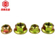 Level 10 flange surface lock nut GB6187 flange pressure three-point anti-loose self-locking with pad pressing plate nut M16 M6*1 [200 pieces]