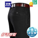 Romon Sommer Dünne Eisseide Jeans Herren hohe Taille lose lockere lockere Hose mittlere und ältere Vater Hosen Männer 3892 Models-Deep Blue [Sommer] Dünner Stil 38 [Taillenumfang 3 Fuß]