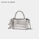 Cinvai/Krose Offizielle Website Kleine C/K High-End-Kette Silver Bag Damen 2025 Crossbody Bag Sommerpendler Handtasche CK Frauenbeutel-Silver [Senden Sie Freundin und Frau zu Herzen]