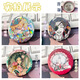 Hiroanze Mygo Cafe Chiba Liebeston Matsu Naruto Shinachi Riki Nagasaki Shuangshi Peripheral Bar Chi Badge Hirse Brosche B3895 Versandschutzbag] Laserbraun Glas-58mm