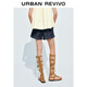 UR2025 automne Nouvelle trémettement semi-élastique décontractée pour femmes shorts en jean UWM850190