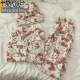 莫代尔冰丝睡衣女ins风凯蒂猫hellokitty春夏季可爱甜美三件套家居服女 14108# M 【建议80-100斤】