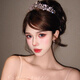 Crown Tiara Kindergeburtstag Krone Stirnband Frauen achtzehn Jahre altes Kopfschmuck High-End-Prinzessin Brautkleid Hochzeitszubehör [Crystal Crown]