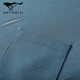 Septwolves (Septwolves) Sommer-Männer kurzärmelig T-Shirt mit mittleren Nacken mit mittleren Nacken mit Middle Color Color Top Herren lose, halbärmelige Taschen Live DX-691 Lake Blue M 165/Vorgeschlagen 120jin [Jin gleich 0,5 kg] oder weniger