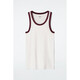 
COS [BC Direct Mail] Women's Beige Cotton Vest 888940071 XS