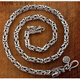 FKP Thai silver keel chain S999 sterling silver dragon head necklace men's retro style domineering trendy male personality ruffian handsome sense 6M dragon head necklace (retro color) Fat Donglai same style