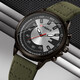 Shinuoke Men's Quartz Watch Sports Retro Creative Niche Dial Trendy Belt Alloy Student Watch 6172 Retro Green