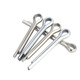 Jinchao 304 stainless steel split pin whistle hairpin pin U-shaped pin steel pin split pin M1M1.5M2M3M4 4*60 (10 pieces) 304