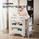 Winsiole Pull-Out Windel Tisch Multifunktionaler Babypflege Tabelle Zwei-in-Eins-Matten-Speicherbox Wickelkäppchen-Einfacher Pflegetisch + Hanging Eimer *3