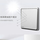 Siemens switch socket panel Lingyun series star silver gray 86 type single control household one open double control five holes one single control switch