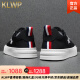 KLWP香港国际正品2025新款时尚刺绣帆布鞋男韩版百搭透气轻便休闲鞋 黑色[内增高] (240mm) 38