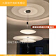 
XMSJ high-quality modern simple creative disc living room flamingo study art personalized dining room Nordic restaurant chandelier reinforced 15604 floor diameter 70CM full light