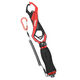 360 degree rotation 26 kilograms Jin [Jin equals 0.5 kg] Aluminum alloy large material fish control device lure clamp set with a scaled fish clip fishing tool FG-1047A red and black lure clamp