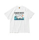 
Spot HUMAN0 Japanese summer heavyweight bamboo cotton polar bear printed short-sleeved T-shirt Japanese short tee white 3881 S