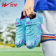 Doppelstar-Kinderfußballschuhe TF gebrochene Spikes Anti-Rutsch- und Verschleiß-resistenter großer Kinder-Schüler-Jugendausbildungswettbewerbsschuhe hellblau 38