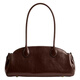 Coach Empire Carryall 34 Brand Logo Reißverschluss Verschluss verglaste Lederhandtasche Umhängetasche alte Version - Glasurbeutel (Bag + Staubbeutel)