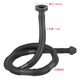 Dezhong kitchen drain pipe, extended sink drain pipe, hot-resistant sink drain hose, 1.6m sink drain pipe D9