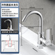 KeGoo Freucet Washbasin Washbasin Fregadero de la mano Gabinete de baño Washbasin Faucet caliente y frío K1049