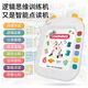 Zhongjieming Toys Zhongjieming Spielzeug Kinder Logik-Denkweise Training Maschine Intelligente Lernmaschine Frühaufschuldung Baby Puzzle Audio Point Reader 1-3 Jahre alte Junge, die 372 Logik Fragen berechnet