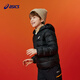 ASICS Kinderkleidung 25 Jahre Winter Kinderweiche und komfortable dreidsichere leichte und dünne warme Jacke [hohe Ladung] Schwarze Sauberkeit 1000 Meter down 170 Füllung 109,2g