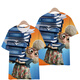 
Giselun Crazy Zootopia T-shirt Foxnik Funny 3D Pattern Top Short Sleeve Fashionable and Ever-Match Print T-shirt T1480 M Children's Clothing Height 110c 25-35Jin [Jin equals 0.5 kg]