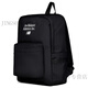 New Balance Sports y Casual Zipper Closure Fabric Mochila hombres y mujeres del mismo estilo pareja negra negra